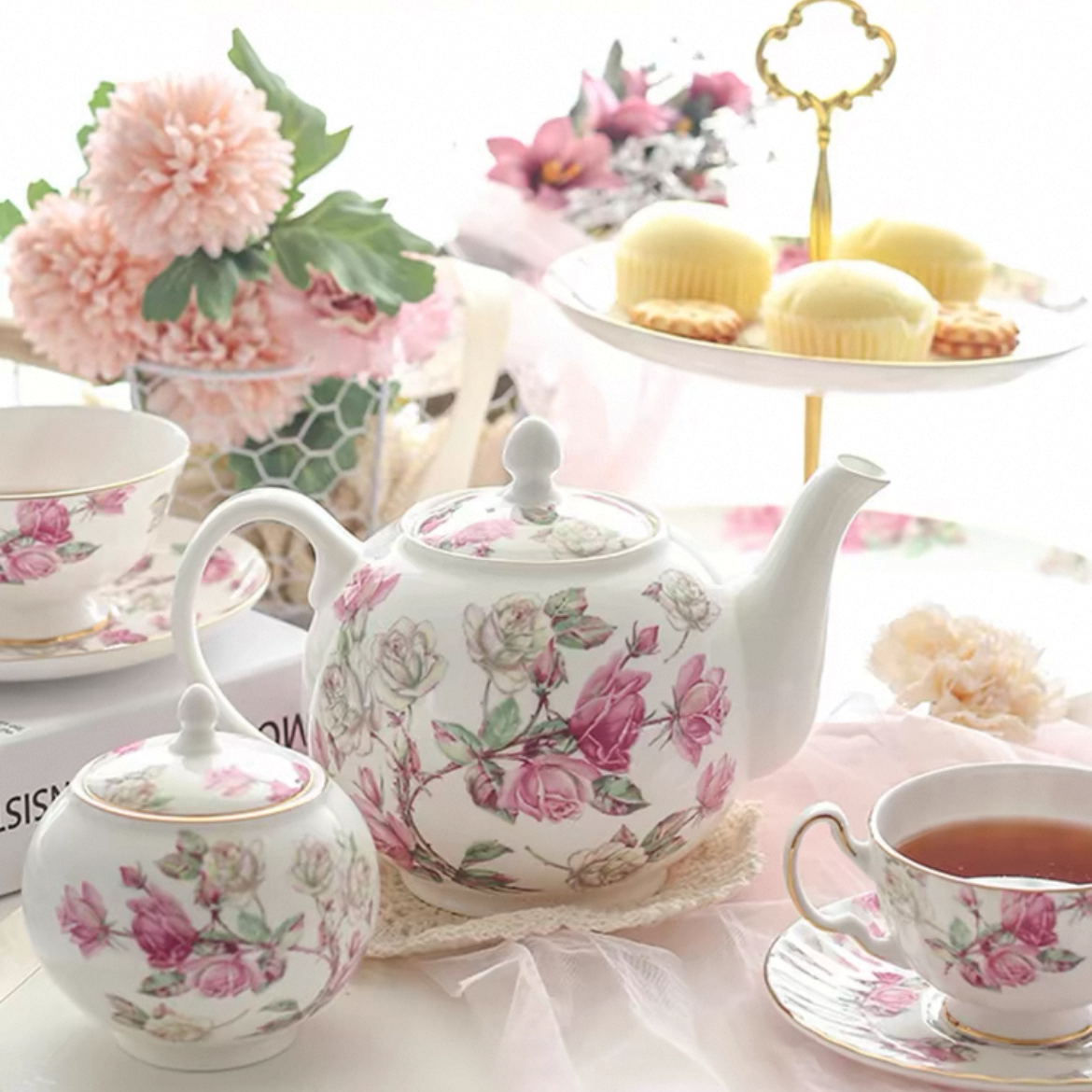 エインズレイ　花瓶　AYNSLEY ELIZABETH ROSE Elizabeth Rose – Aynsley
