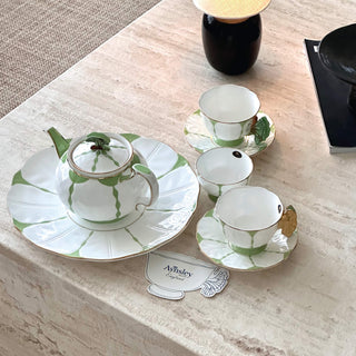 Butterfly Coffee Cup & Saucer-Green