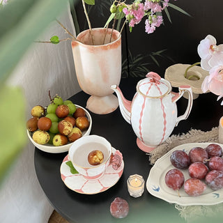 Butterfly Coffee Pot 700ml-Pink