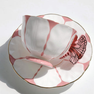 Butterfly Sweet Plate-Pink 21.5cm