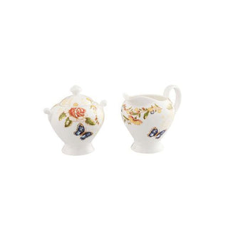 Cottage Garden Windsor Sugar Box & Cream Dispenser