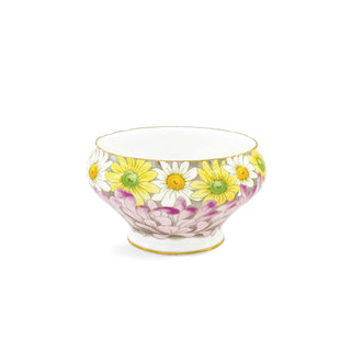 Daisy Sugar Bowl Round-Pink