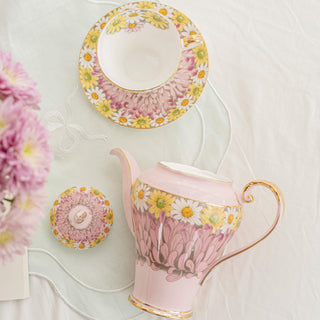 Daisy Teapot 650ml-Pink