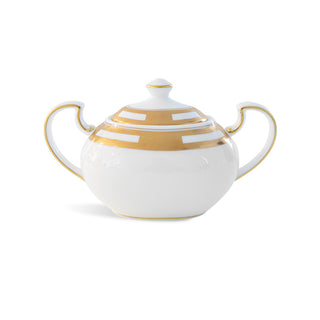 Empress White & Gold Sugar Box