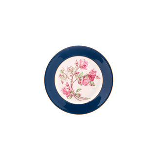 Colored Glaze Elizabeth Rose Sweet Plate-Blue