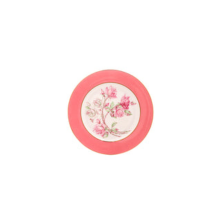 Colored Glaze Elizabeth Rose Sweet Plate-Pink