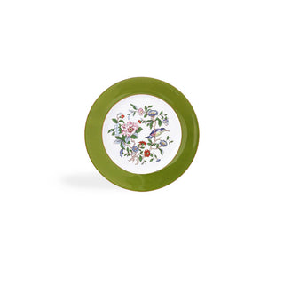 Colored Glaze Pembroke Sweet Plate-Mill Green