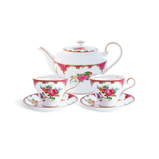 Wilton 5 Pieces Tea Set-Red