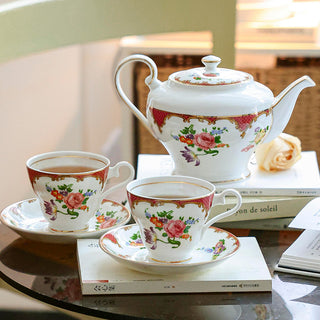 Wilton 5 Pieces Tea Set-Red