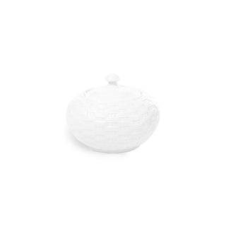 Basketweave Sugar Bowl Round