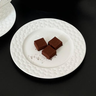 Basketweave Side Plate 16.5cm