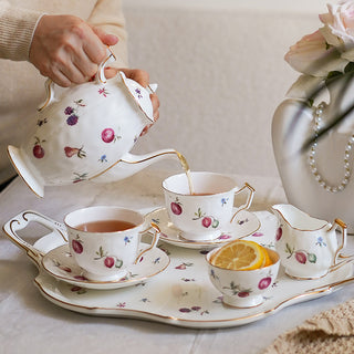 Florida Crocus 7 Pieces Tea Set with 700ml Teapot