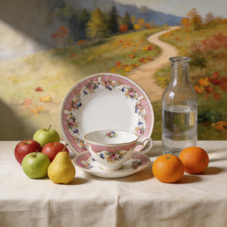 Chelsea Tea Cup & Saucer with Sweet Plate Set