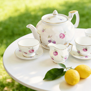 Florida Crocus 7 Pieces Tea Set with 600ml Teapot