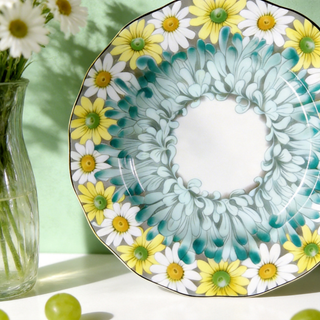 Daisy Sweet Plate-Blue