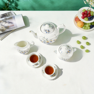 Just Orchid 7 Pieces Tea Set