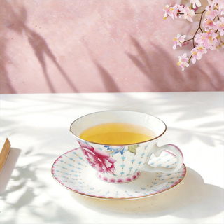 Peony Windsor Tea Cup & Saucer