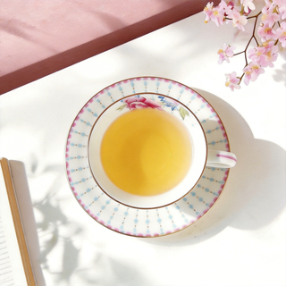 Peony Windsor Tea Cup & Saucer