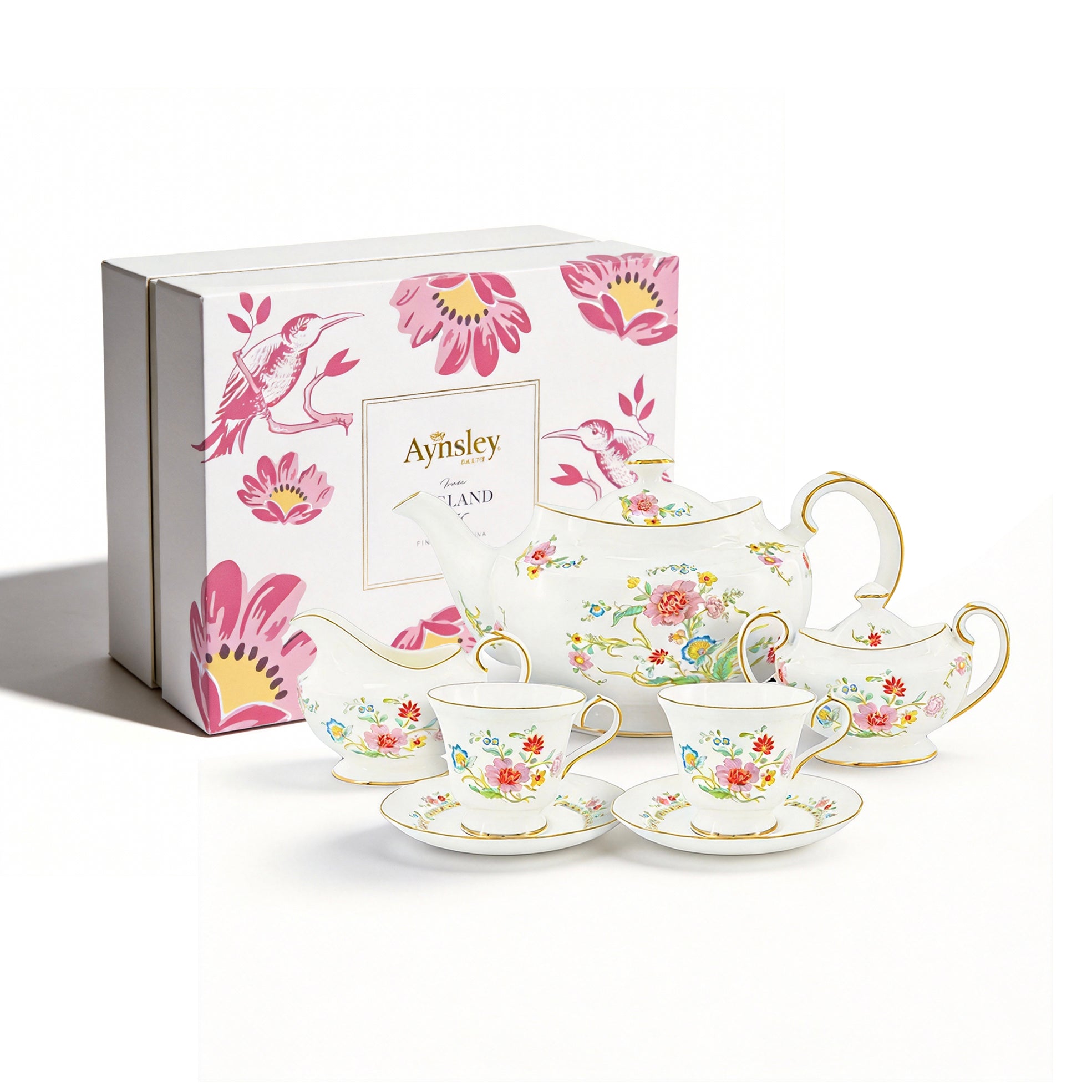 Shangri-La Lancaster 7 Pieces Tea Set – Aynsley