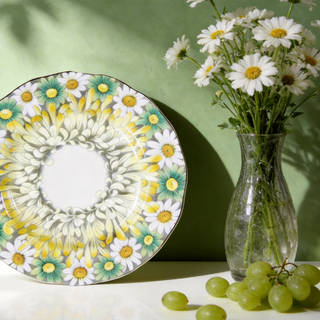 Daisy Sweet Plate-Yellow