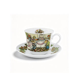 Brambly Hedge Manor Feast Tea Cup & Saucer - Berry Harvest Celebration