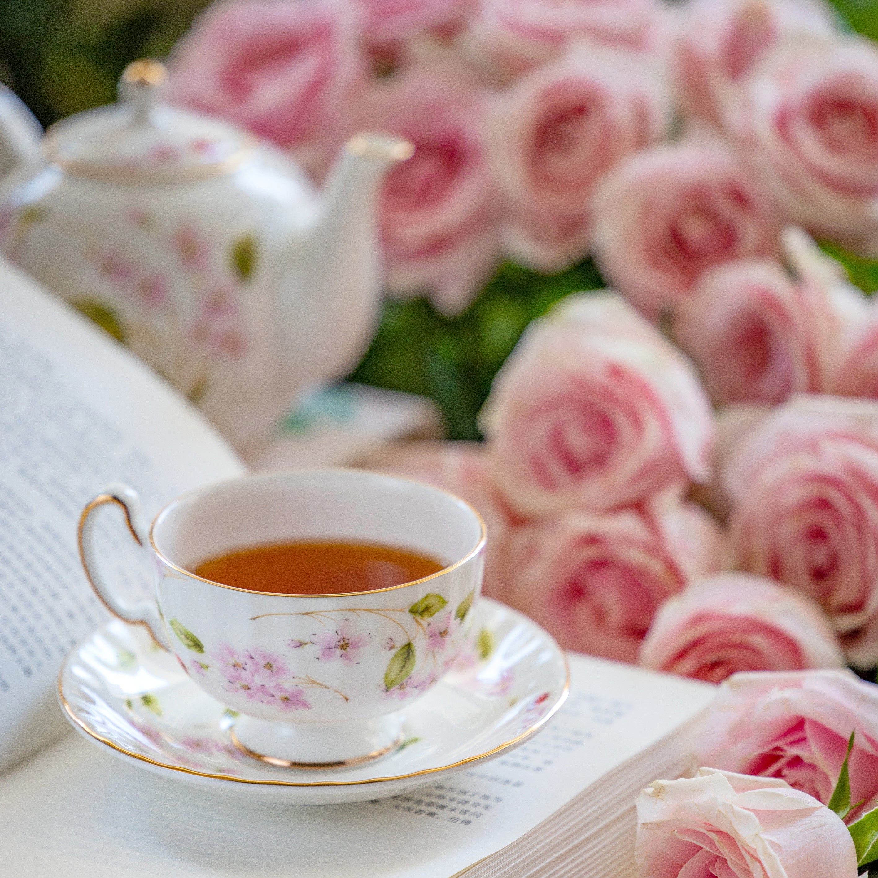 Cherry Blossom Oban 5 Pieces Tea Set – Aynsley