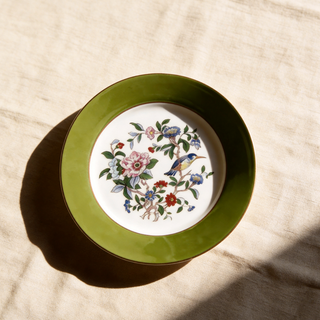 Colored Glaze Pembroke Sweet Plate-Mill Green