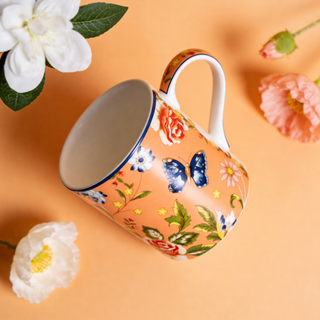 Cottage Garden Windsor Mug-Orange