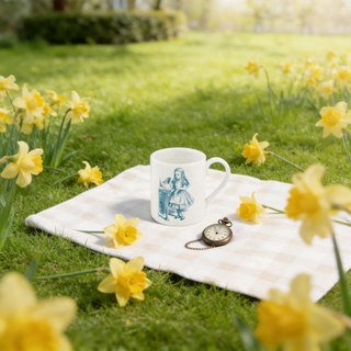 Alice in Wonderland Mug Blue