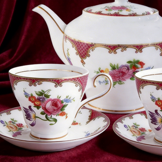 Wilton 5 Pieces Tea Set-Red