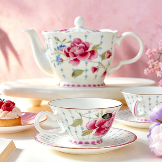 Peony Windsor 5 Pieces Tea Set