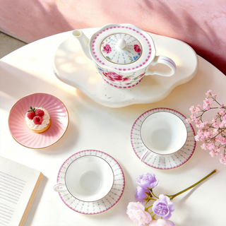 Peony Windsor 5 Pieces Tea Set