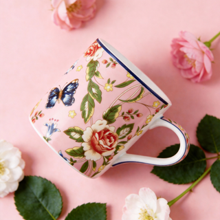 Cottage Garden Windsor Mug-Pink
