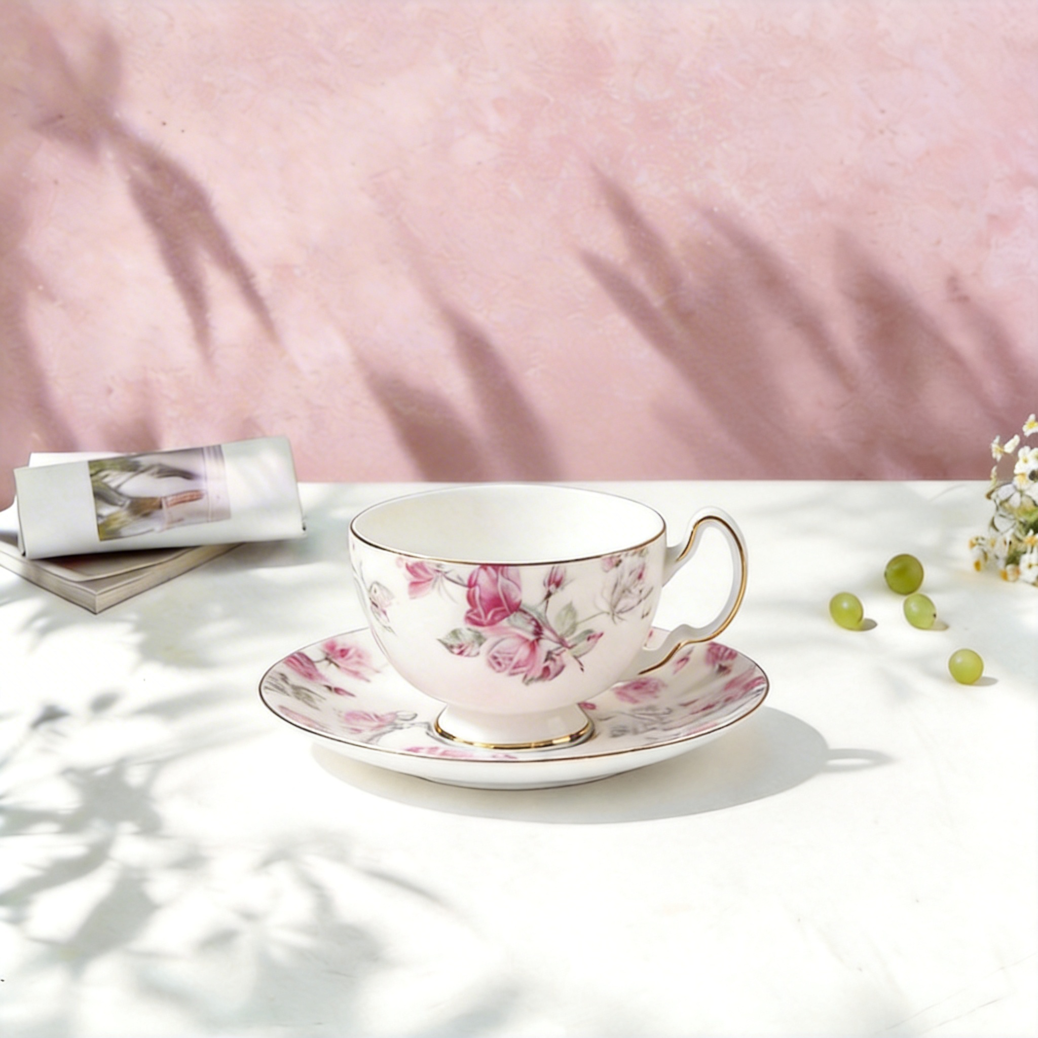 Elizabeth Rose Oban Tea Cup & Saucer – Aynsley