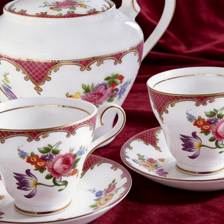 Wilton 5 Pieces Tea Set-Red