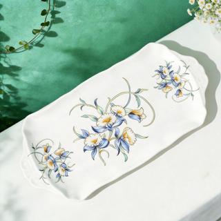 Just Orchid Swirl Sandwich Tray