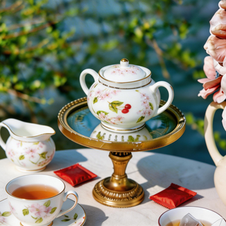 Cherry Blossom Sugar Bowl Round