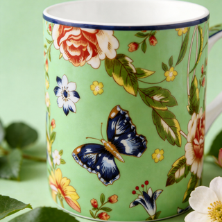 Cottage Garden Windsor Mug-Green