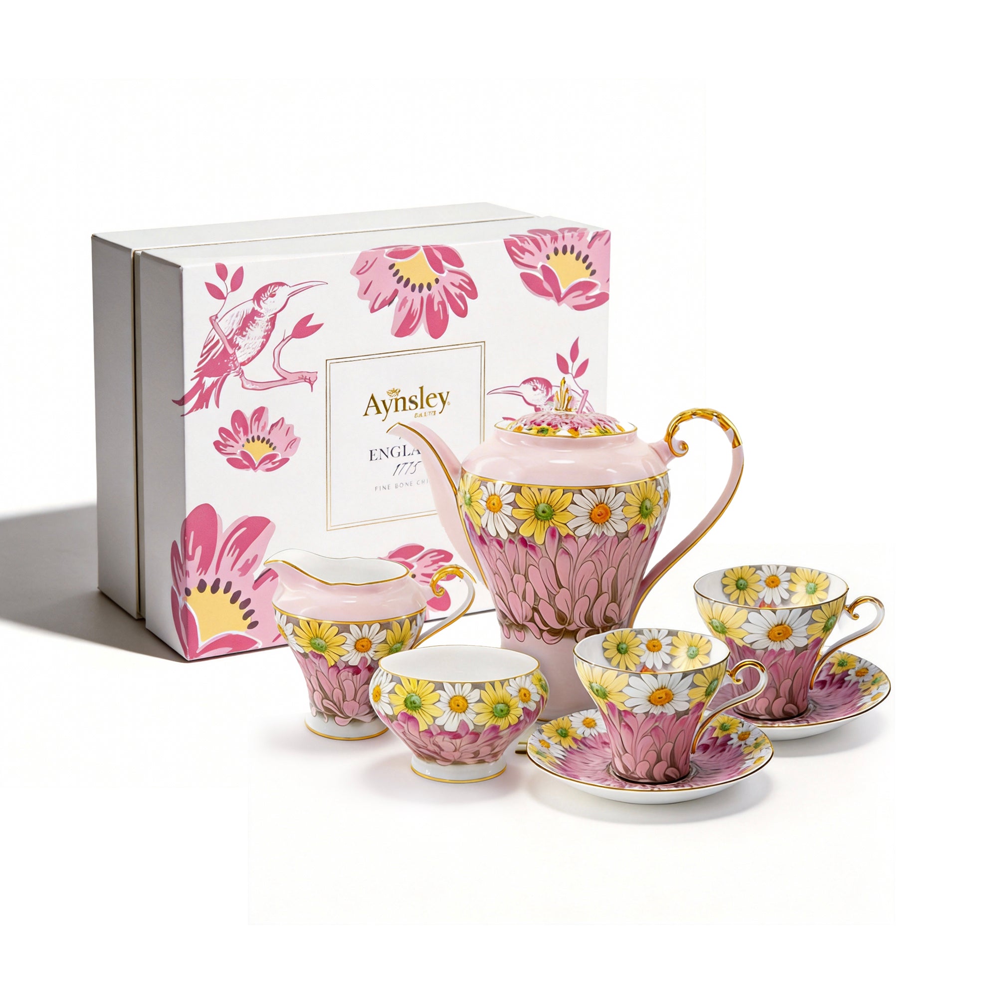 Corset Daisy 7 Pieces Tea Set – Aynsley