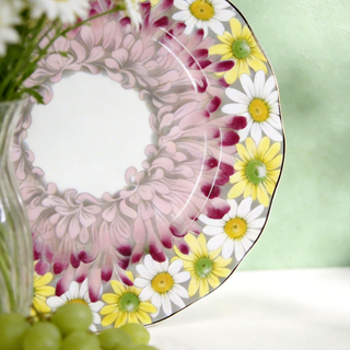Daisy Sweet Plate-Pink