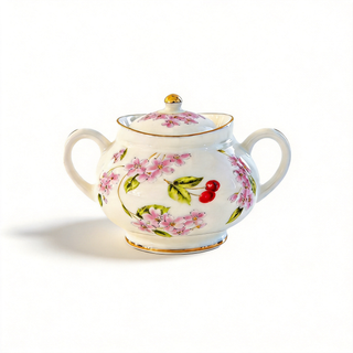 Cherry Blossom Sugar Bowl Round