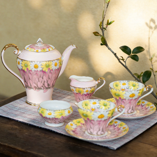 Corset Daisy 7 Pieces Tea Set