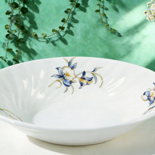 Just Orchid Swirl Cereal Bowl