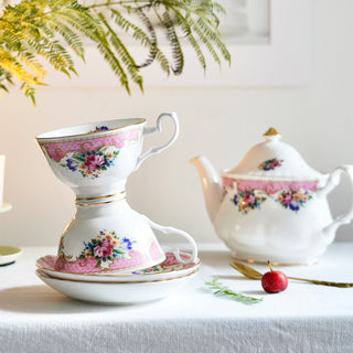 Chelsea Tea Cup & Saucer Pink