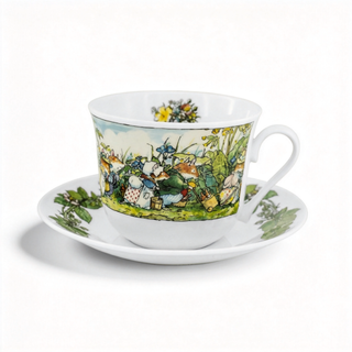 Brambly Hedge Countryside Warmth Tea Cup & Saucer - Brookside Bloom