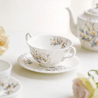 Just Orchid Swirl Cream Soup & Stand