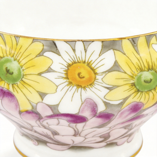Daisy Sugar Bowl Round-Pink