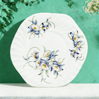 Just Orchid Swirl Cake Plate Square