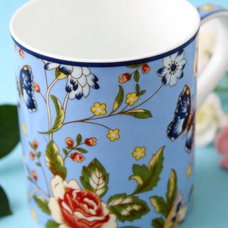 Cottage Garden Windsor Mug-Blue