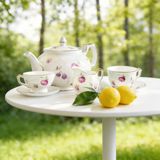Florida Crocus 7 Pieces Tea Set with 600ml Teapot